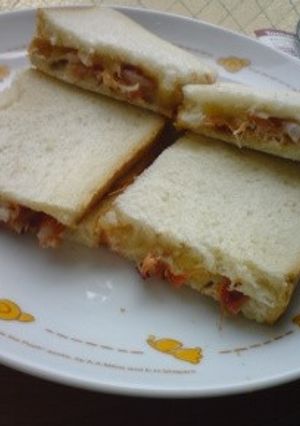 桜海老のチーズマヨホットサンド☆-レシピのメイン写真