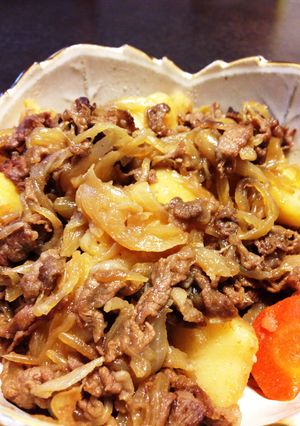 フライパンでテリテリ肉じゃが-レシピのメイン写真