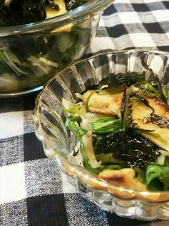 カリカリ油揚げのねばとろポン酢サラダ-レシピのメイン写真