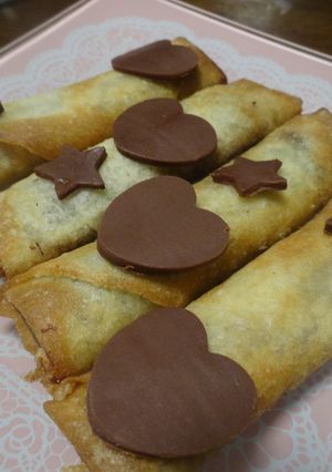 ☆彡サクッと生チョコとジャムの春巻き☆彡-レシピのメイン写真