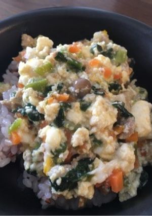 【お助けメニュー】簡単炒り豆腐-レシピのメイン写真