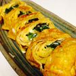 朝ごはんに!新玉ねぎの葉入り☆彡卵焼き