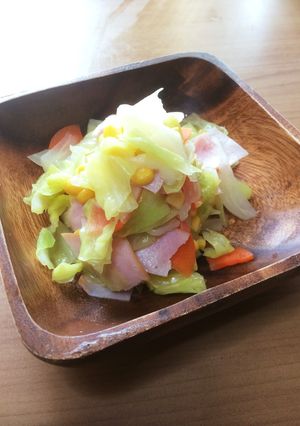 らっきょう酢で☆春キャベツの甘酢サラダ-レシピのメイン写真