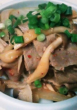 豚としめじのさっぱり簡単煮炒め★-レシピのメイン写真
