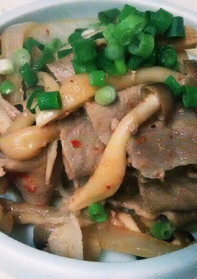 豚としめじのさっぱり簡単煮炒め★-レシピのメイン写真