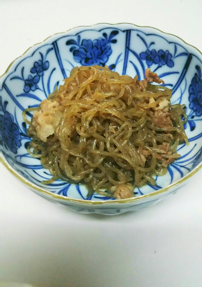 豚肉としらたきのしぐれ煮-レシピのメイン写真