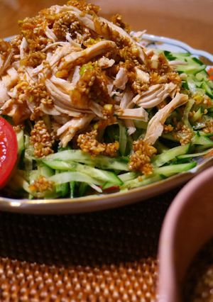 鶏胸肉の具沢山中華ダレがけ-レシピのメイン写真