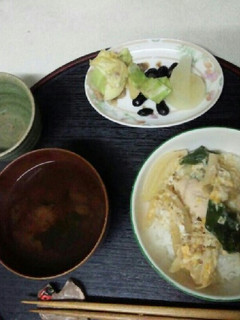 血管プラークダイエット食685(親子丼)-レシピのメイン写真