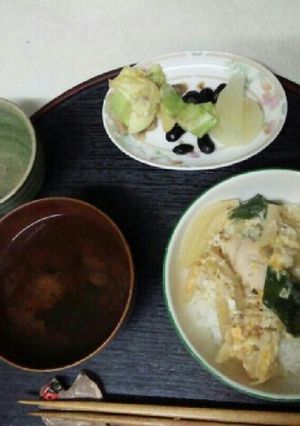 血管プラークダイエット食685（親子丼）-レシピのメイン写真