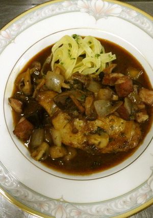 シェフ直伝★鶏の赤ワイン煮-レシピのメイン写真