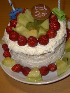 バースデーケーキ@ヨーグルトムース-レシピのメイン写真
