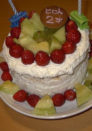 バースデーケーキ@ヨーグルトムース-レシピのメイン写真