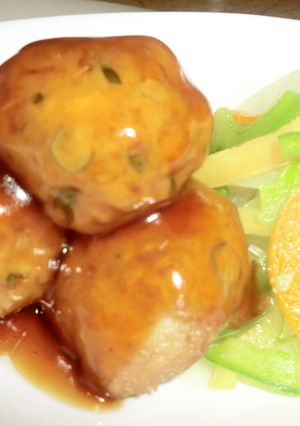☆簡単❗️シンプル 柔らか甘酢あん肉団子-レシピのメイン写真