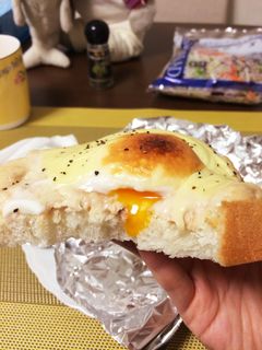 乗せて焼くだけ!ツナマヨ卵チーズトースト-レシピのメイン写真