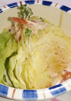 簡単!!新キャベツの蒸し焼き♪♪♪-レシピのメイン写真