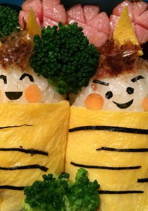 ☆キャラ弁☆節分-レシピのメイン写真