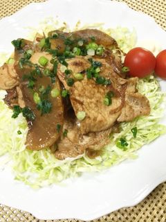 甘くない!カサ増し!!豚肉の生姜焼き-レシピのメイン写真