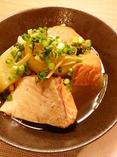 圧力鍋で鮭大根-レシピのメイン写真