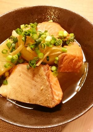 圧力鍋で鮭大根-レシピのメイン写真