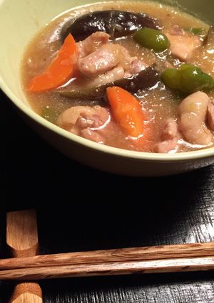 茄子とピーンマンのおろし煮-レシピのメイン写真