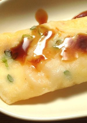 米粉で蛋餅(台湾風オムレツ)を作る-レシピのメイン写真