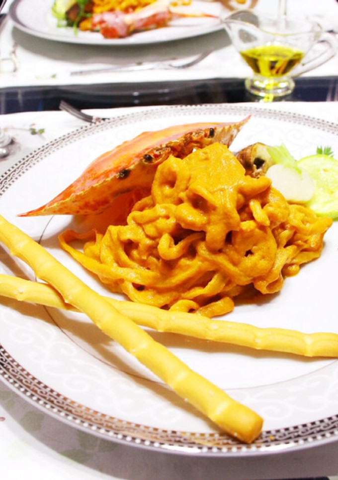 おうちシェフ＊本格＊渡り蟹の生パスタ-レシピのメイン写真