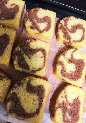 マーブル模様のパウンドケーキ-レシピのメイン写真