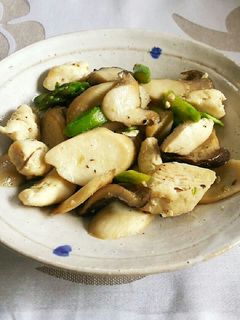 ササミ&エリンギのハーブソルト蒸し焼き♪-レシピのメイン写真