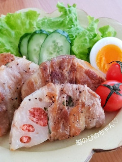 旨っ!蓮明太~レンコンの明太子詰め~-レシピのメイン写真
