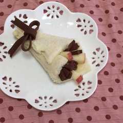 รูปของ さくさくラスクの簡単チョコ花束♪