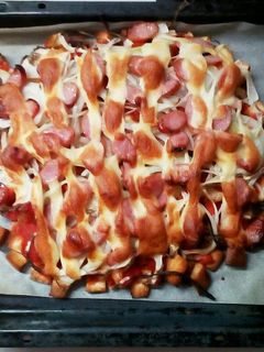 パンの耳ピザ-レシピのメイン写真