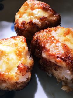 材料3つ❥簡単チーズ焼きおにぎり❥-レシピのメイン写真