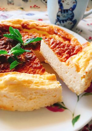 お砂糖なしのチーズケーキ。糖質制限さんに-レシピのメイン写真