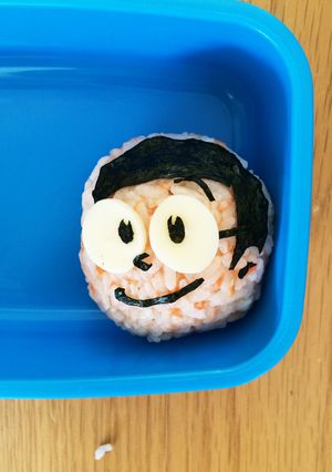 キャラ弁 のび太でおにぎり-レシピのメイン写真