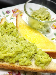 山形の秘伝豆でお豆トースト-レシピのメイン写真