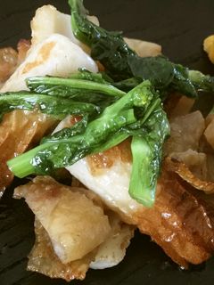 ちくわと鶏皮の甘辛炒め-レシピのメイン写真