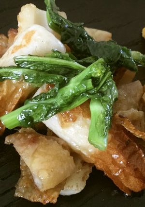 ちくわと鶏皮の甘辛炒め-レシピのメイン写真