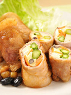蒸し豆入り肉まき-レシピのメイン写真