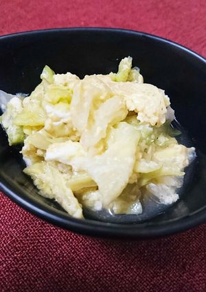 キャベツと卵だけ！レンジで簡単きゃべたま-レシピのメイン写真