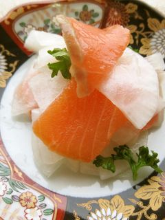 大根とスモークサーモンのマリネ-レシピのメイン写真