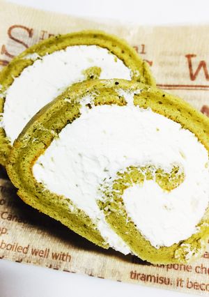抹茶ロールケーキ-レシピのメイン写真