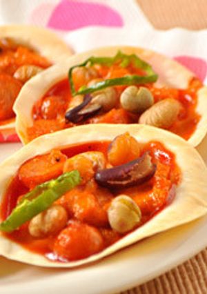 ギョウザの皮で簡単豆ピザ-レシピのメイン写真