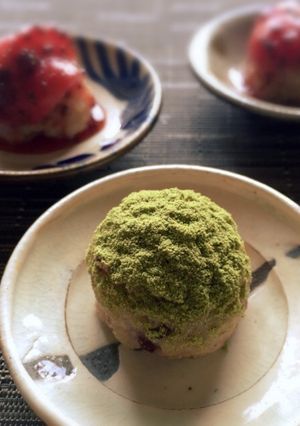 苺入りうぐいすはぎ♡マクロビCOHAGI-レシピのメイン写真