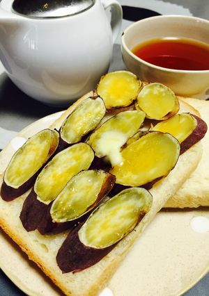 鳴門金時と和三盆のバタートースト-レシピのメイン写真