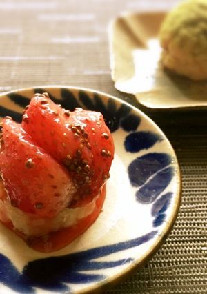 簡単♡いちごのCOHAGI（おはぎ）-レシピのメイン写真