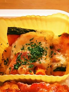 かぼちゃチーズ焼き-レシピのメイン写真