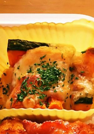 かぼちゃチーズ焼き-レシピのメイン写真