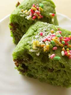小松菜の蒸しケーキ-レシピのメイン写真