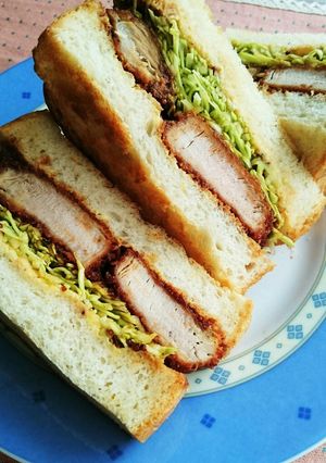 春キャベツのヒレカツサンド-レシピのメイン写真