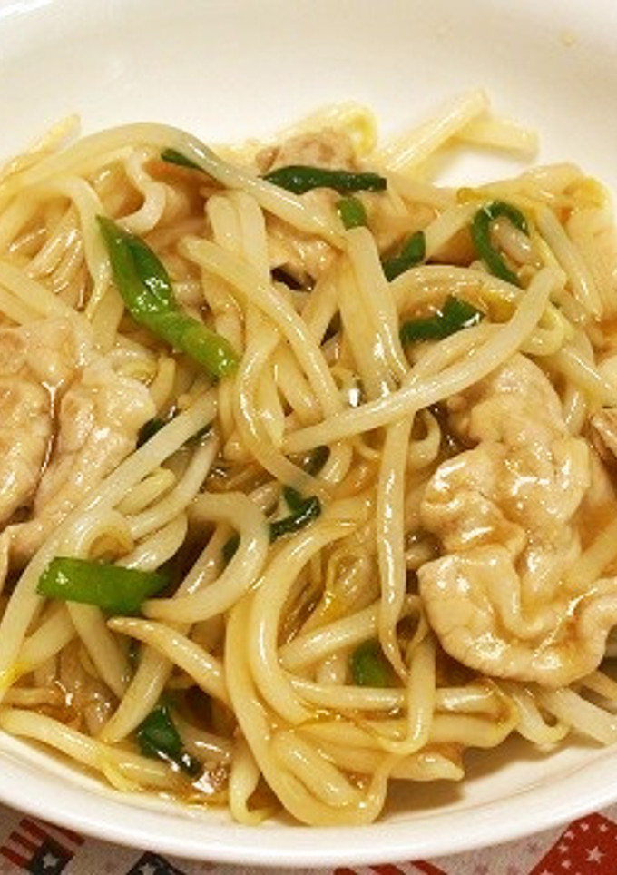 豚肉ともやしのとろみ炒め-レシピのメイン写真